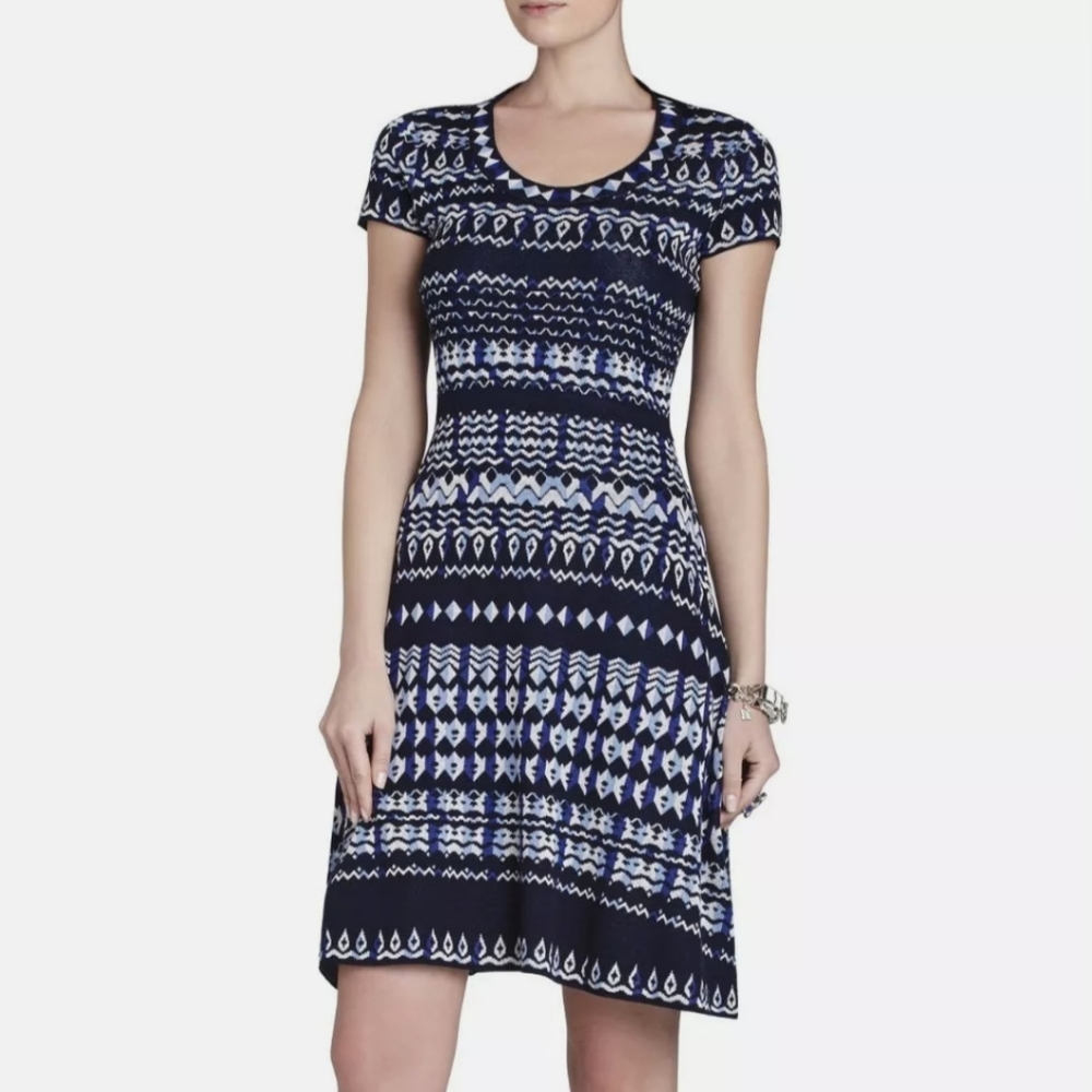 BCBG Max Azria Haileee Dark Navy Dress